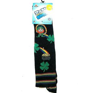 Irish Leprechaun Socks Fits Ladies Shoe Size 5-10 / Men's Shoe Size 4.5 - 8.5